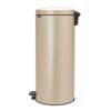 Stainless Steel 8-Gallono Kitchen Trash Can with Step On lid in Champagne Gold