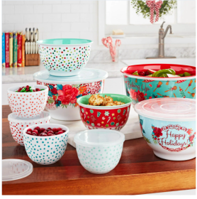 Melamine Mixing Bowl Set 18 Pieces