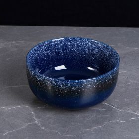 Japanese Ceramic Wholesale Retro Soup Bowl Salad Bowl Tableware (Option: Starry sky-8inch 190x80mm-1PCS)